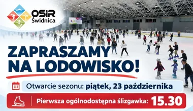 Otwarcie sezonu na lodowisku ŚOSiR w Świdnicy
