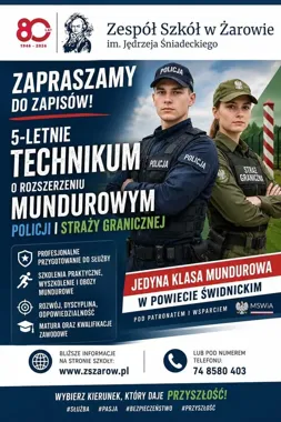 Mundury wracają do Żarowa - w powiecie świdnickim startuje nowa klasa